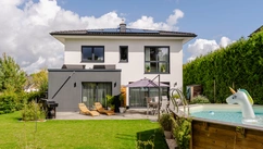 Haus Stamm Außenansicht Haus Stamm Außenansicht