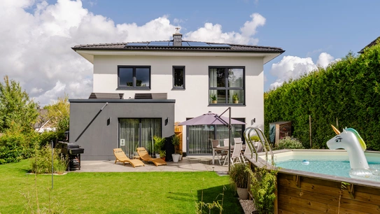 Haus Stamm Außenansicht Haus Stamm Außenansicht